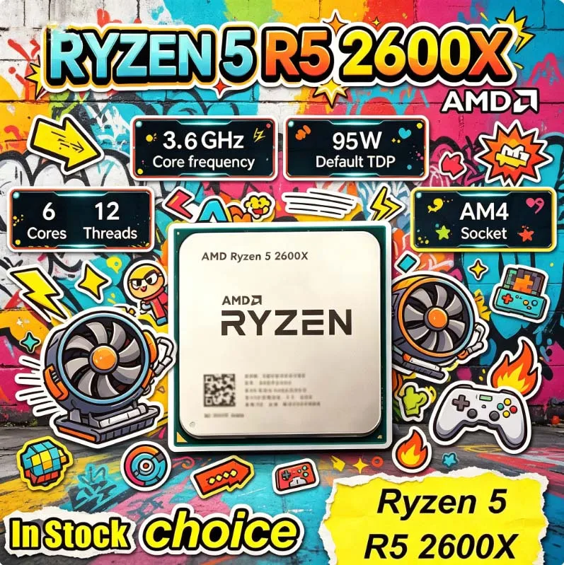 Amd Cpu Ryzen 5 - Processore AMD Ryzen 5 2600X AM4,