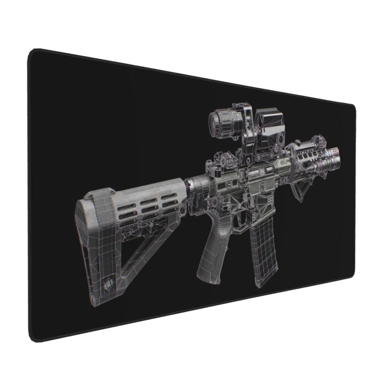 Gaming Accessories Drawing - Tappetino per Mouse Grande con Disegni