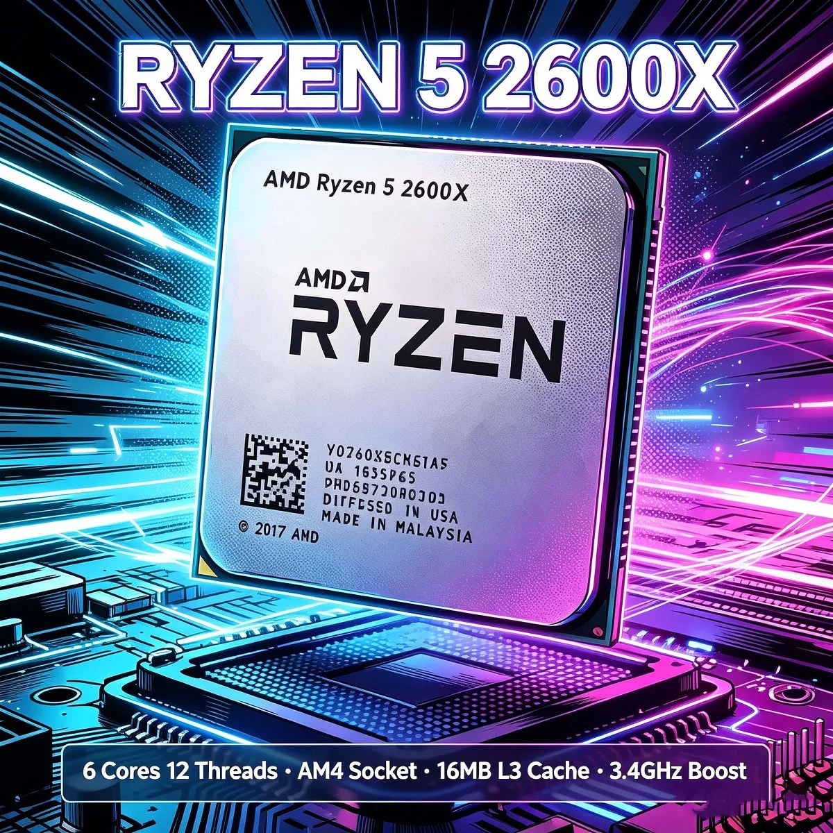 Amd Cpu Ryzen 5 - Processore CPU da Gaming AMD Ryzen