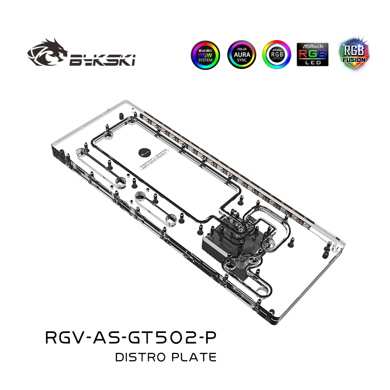 Gaming Accessories Combo - Bykski acrilico Distro Plate /Board Reservoir