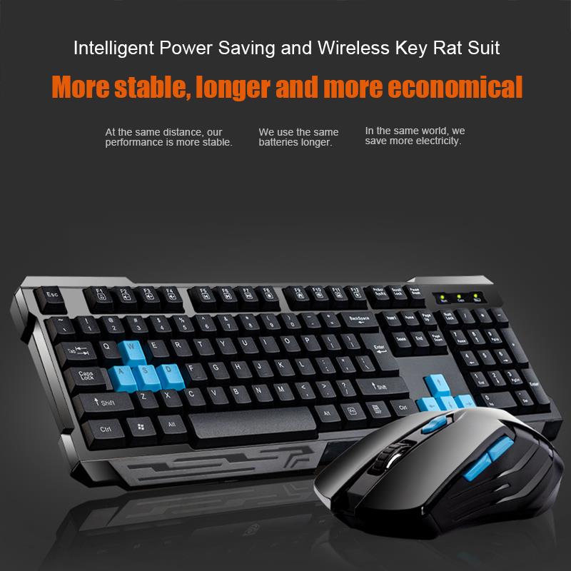Gaming Accessories Combo - Tastiera Mouse Combo Multimediale impermeabile Tastiera