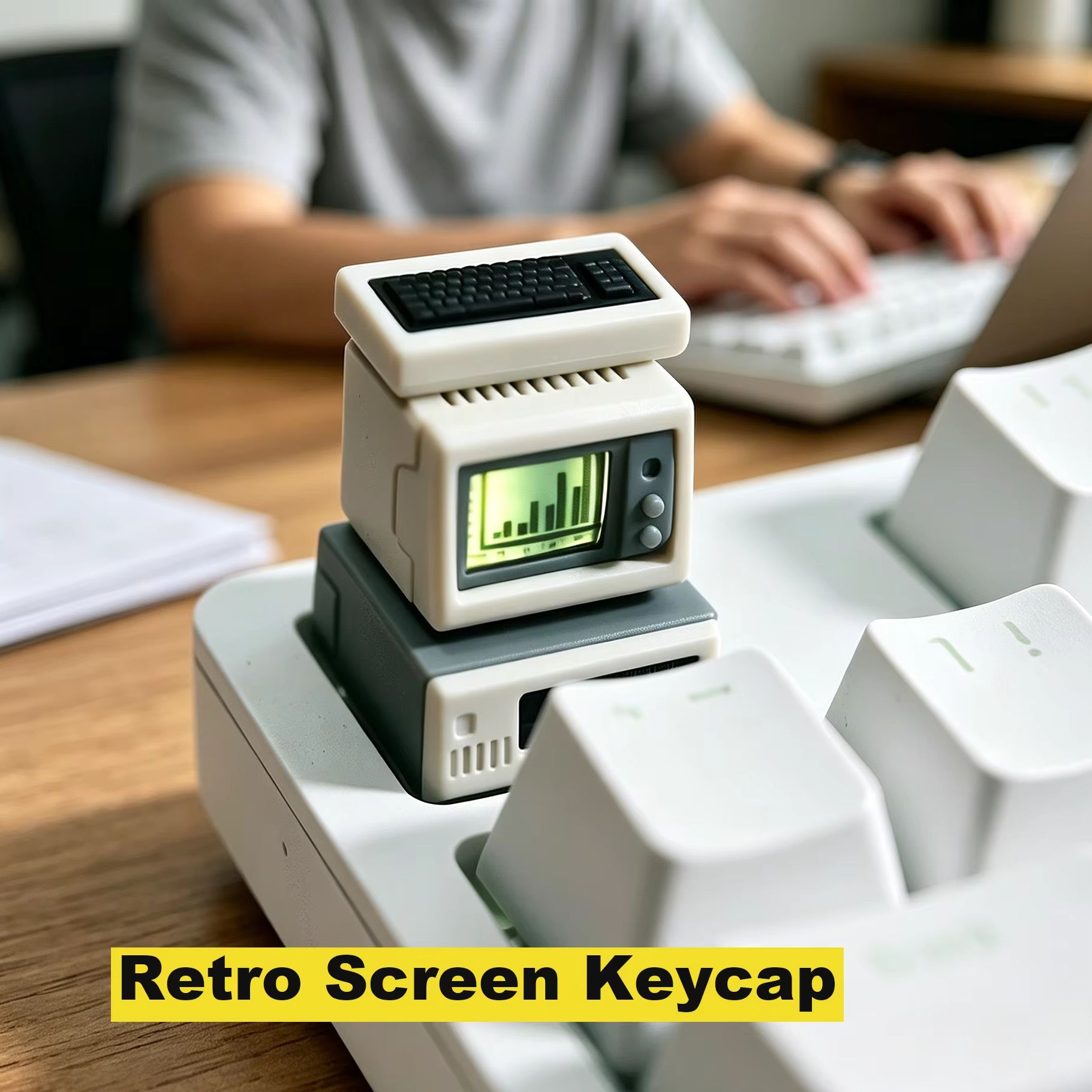 Video Gaming Accessories - Tastiera Retroilluminata per Computer Stile Retrò,