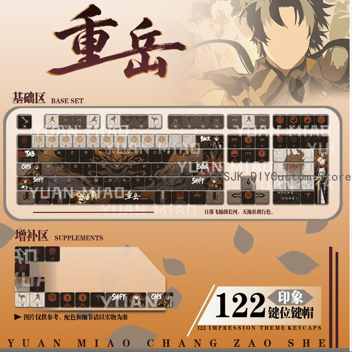 Gaming Accessories Gamestop - Set di 122 Tasti Anime Arknights