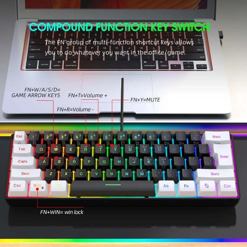 Kit Combo Tastiera e Mouse 60% - Gaming Accessories Combo recensione e prezzo