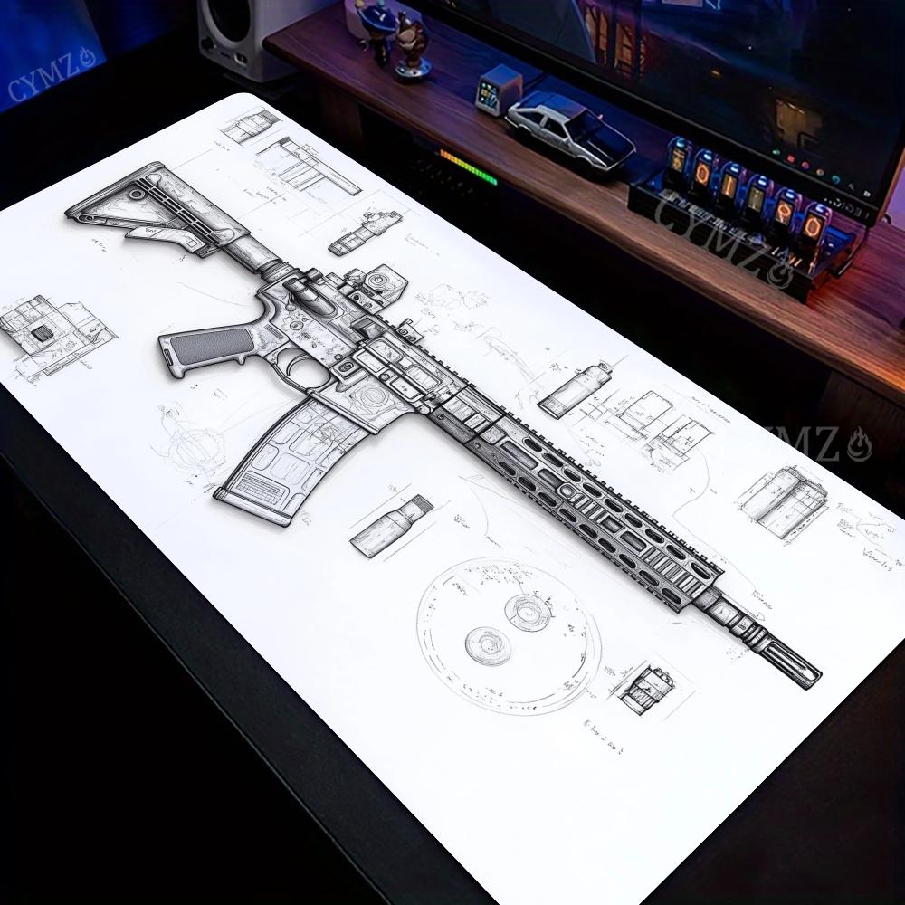 Tappetino per mouse grande con - Gaming Accessories Drawing recensione e prezzo