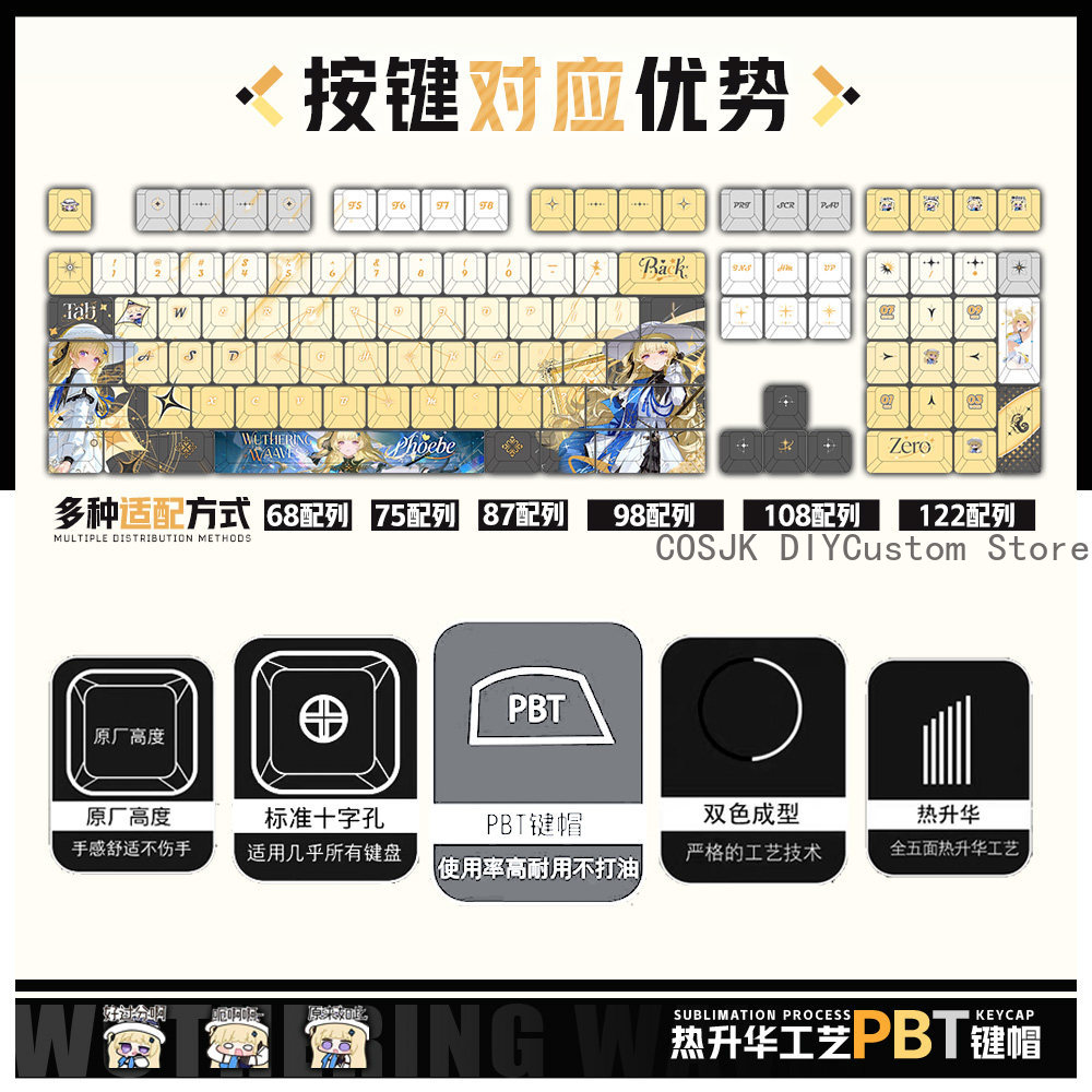 Set di 122 Tasti Anime Phoebe  - Gaming Accessories Gamestop recensione e prezzo